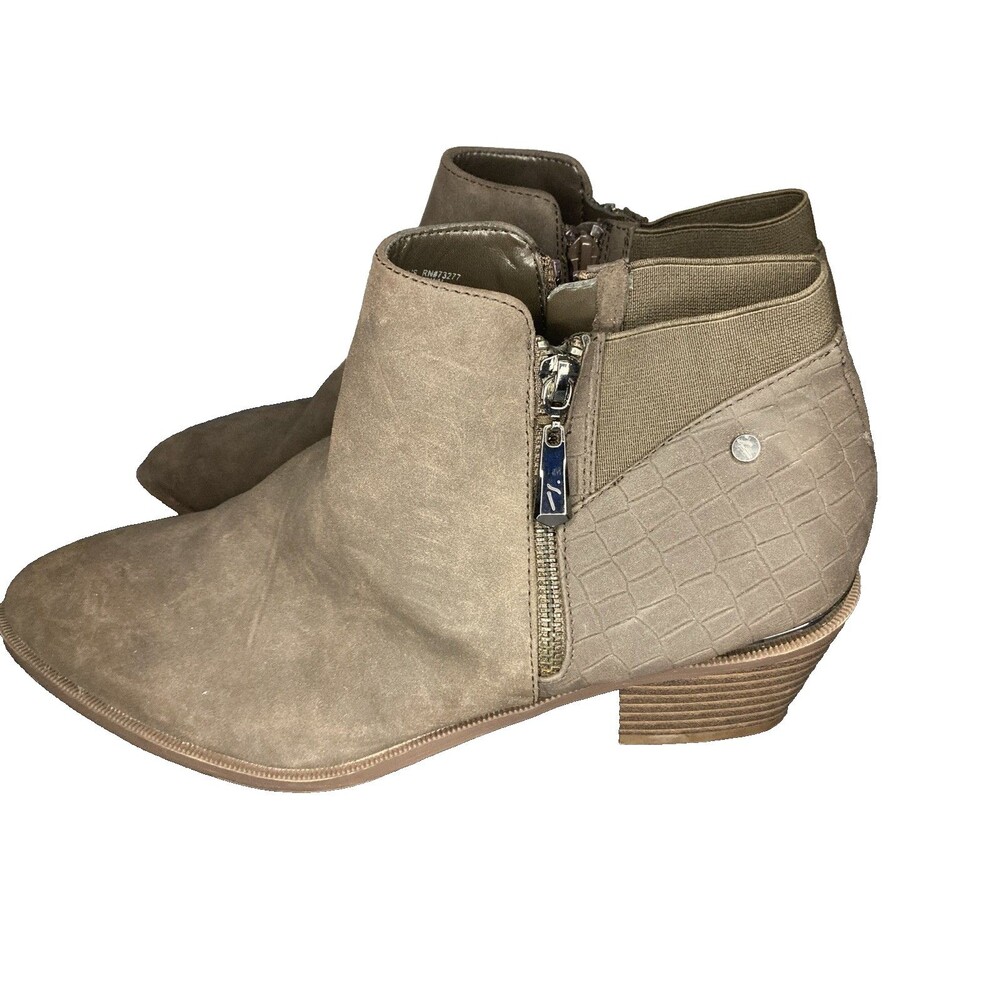 Simply Vera Vera Wang Women's Ankle Boots Size 11 Med Svdanagrey Suede Classic